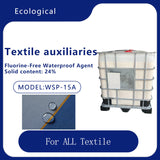 Durable fluorine free waterproof agent for cotton and spandex fabrics without changing the color of the fabric