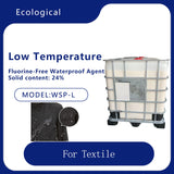 Completely free of PFAS/PFCS, environmentally friendly textile additive product, processing and baking environment at 120 ℃~130 ℃